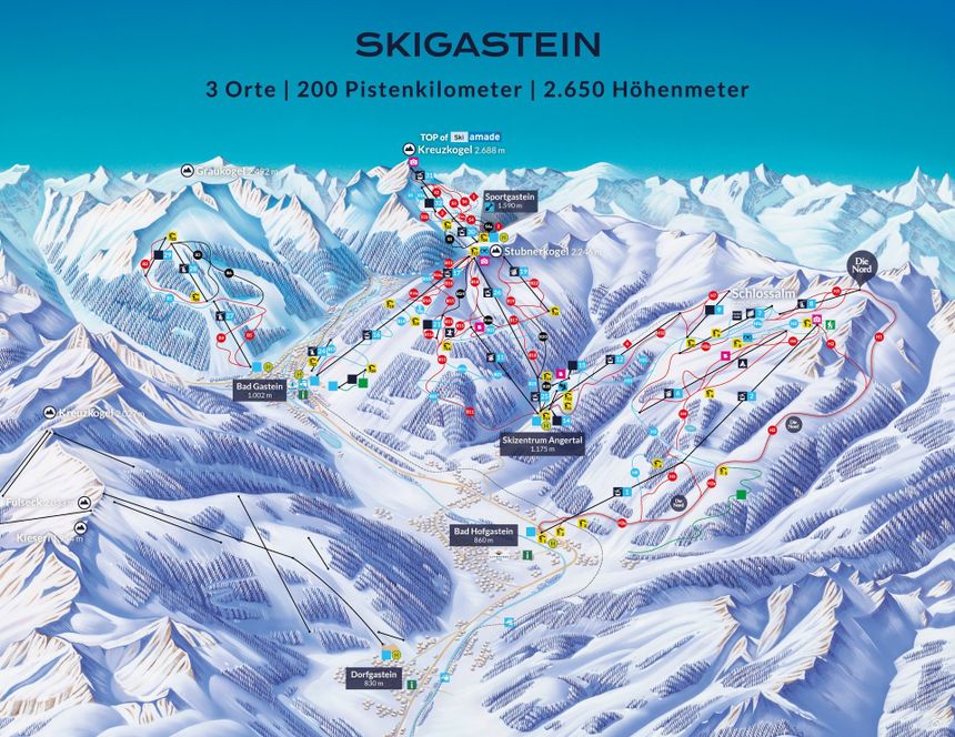 Trail Map Sportgastein