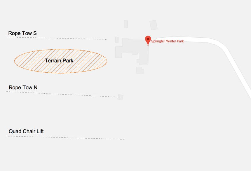 Trail Map Springhill Winter Sports Park