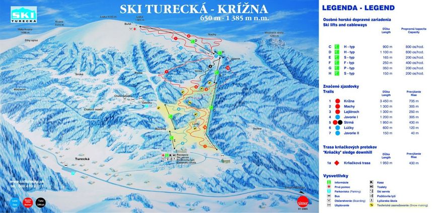 Trail Map Turecka Krizna