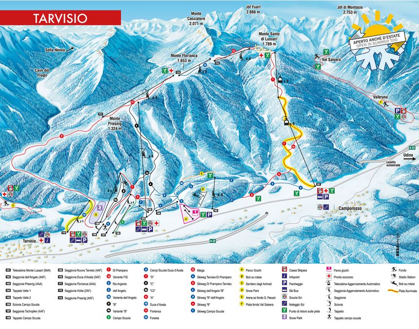 Trail Map Tarvisio - Monte Lussari