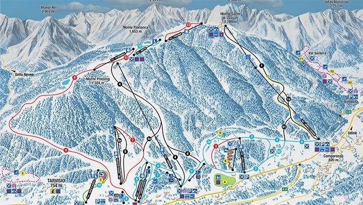 Trail Map Tarvisio - Monte Lussari