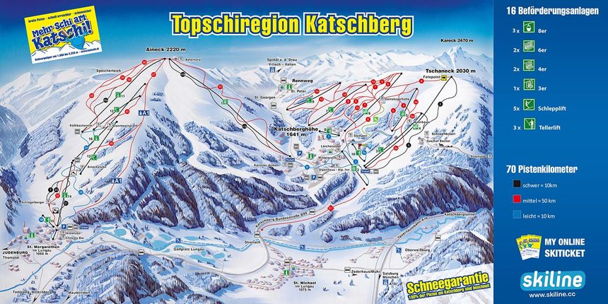 Trail Map Katschberg