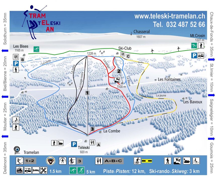 Trail Map Tramelan