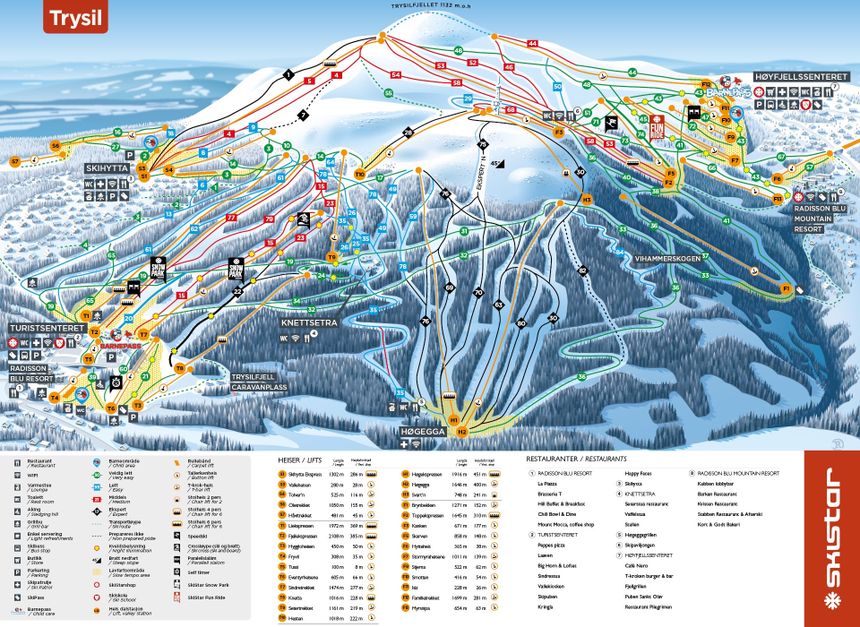 Trail Map Trysil