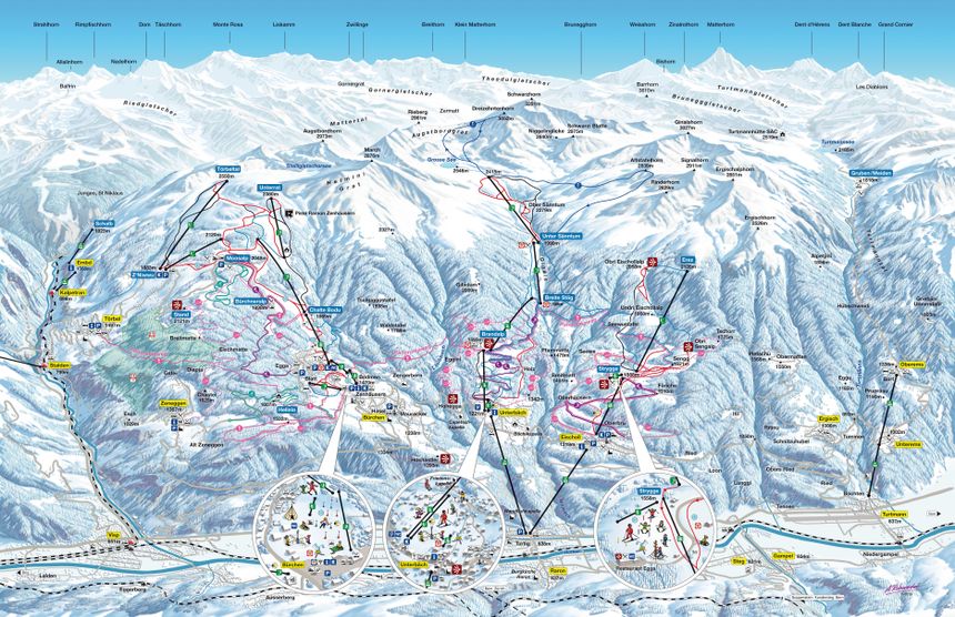 Trail Map Unterbäch