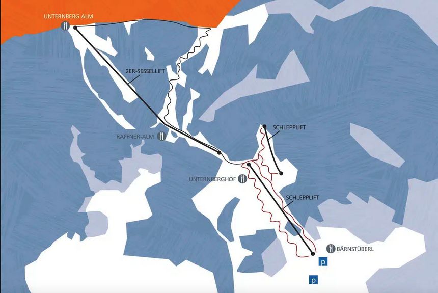 Trail Map Unternberg Ruhpolding