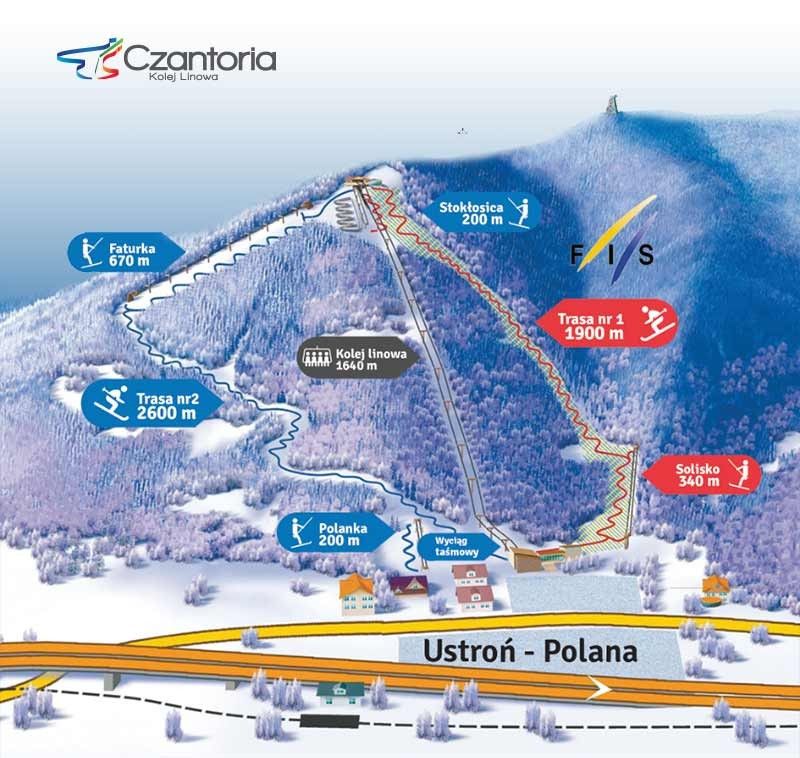 Trail Map Czantoria