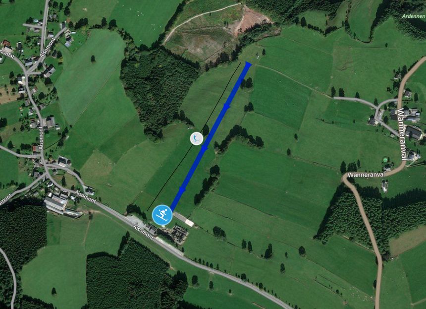 Trail Map Val de Wanne