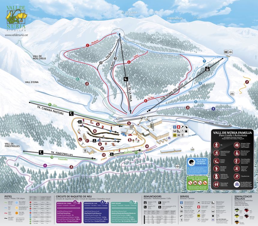 Trail Map Vall de Nuria