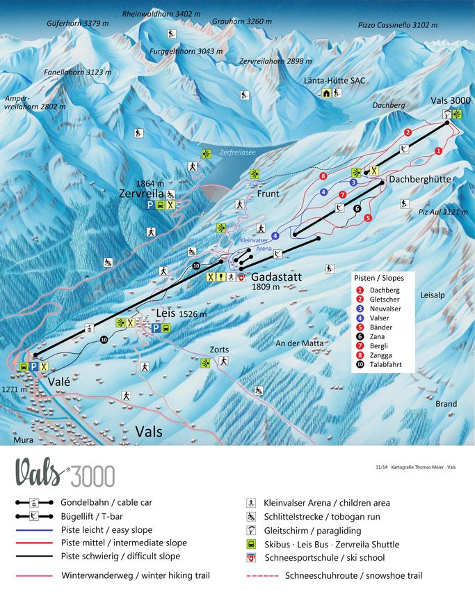 Trail Map Vals
