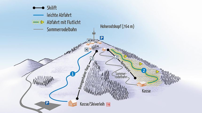 Trail Map Vogelsberg Hoherodskopf