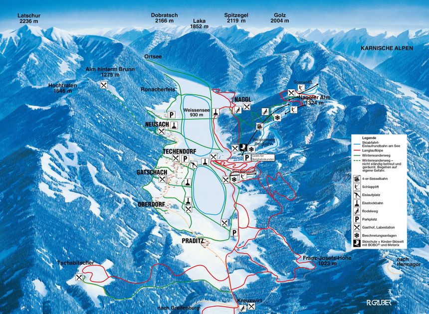 Trail Map Weissensee