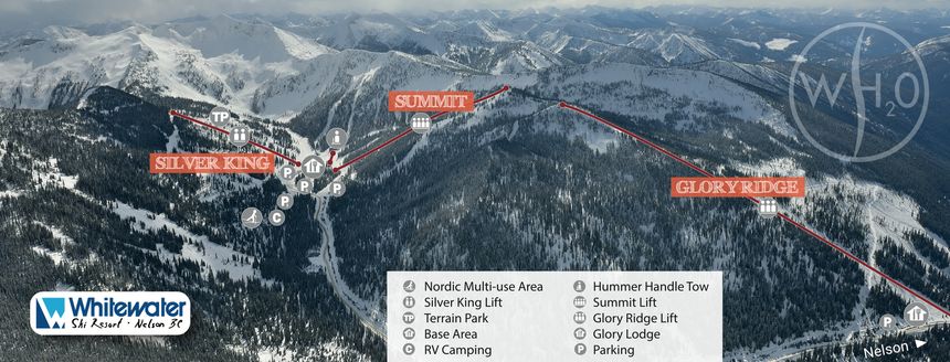 Trail Map Whitewater Ski Resort