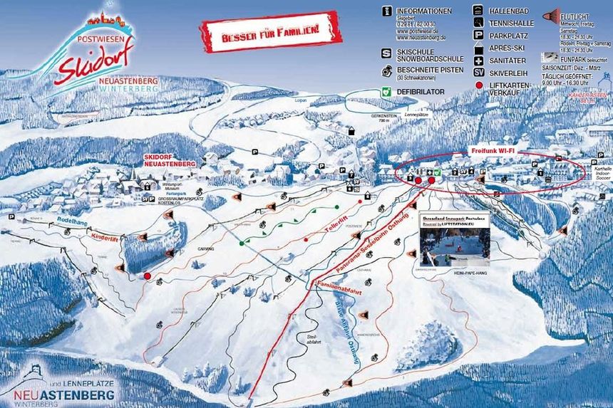 Trail Map Winterberg Neuastenberg Postwiesen