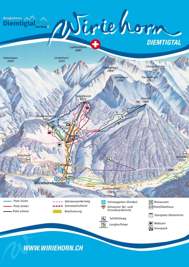 Trail Map Wiriehorn