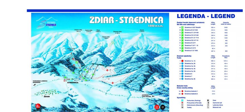 Trail Map Zdiar