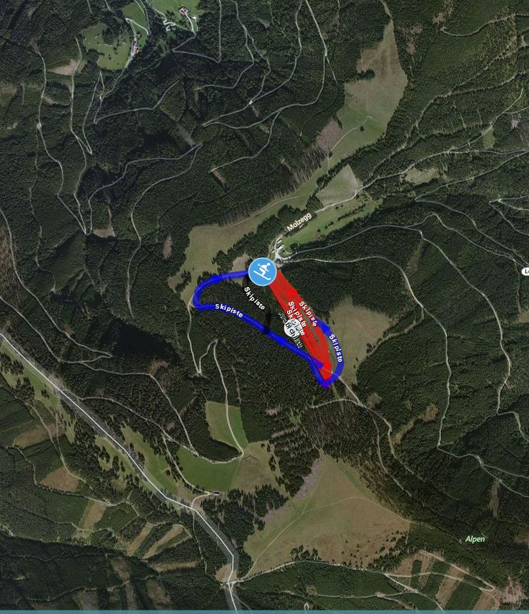 Pistenplan Arabichl – Kirchberg am Wechsel