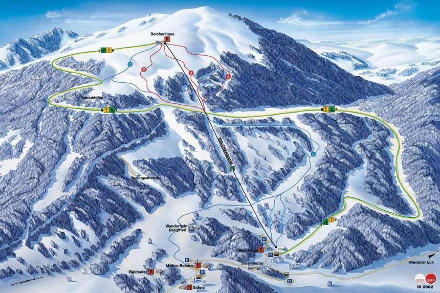 Pistenplan Belchen