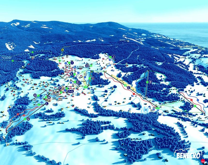 Pistenplan Benecko