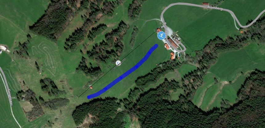 Pistenplan Bromberg Alm