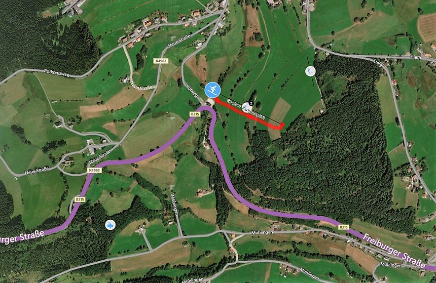 Pistenplan Kuhberglifte Lenzkirch-Saig