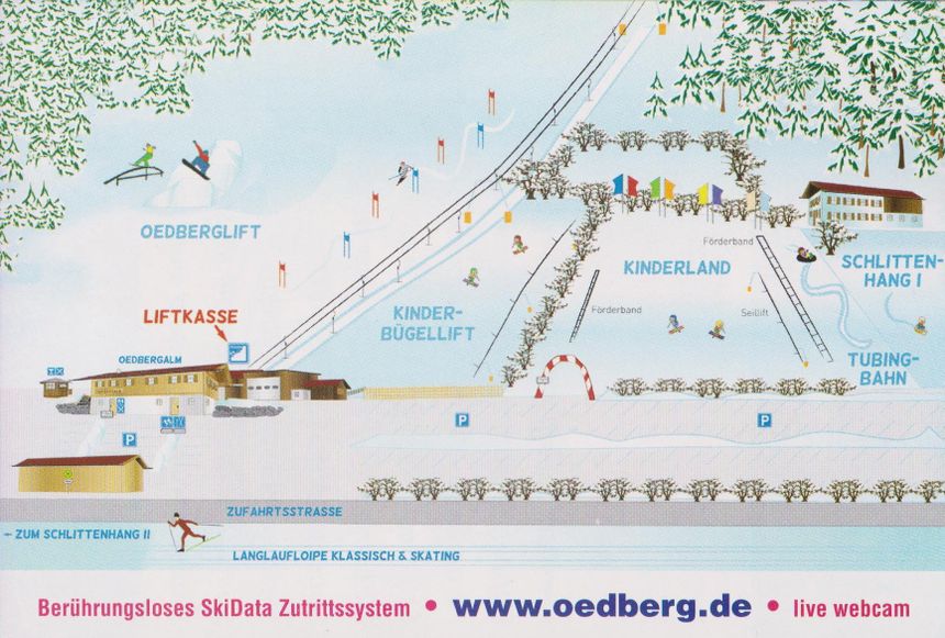 Pistenplan Ödberglifte
