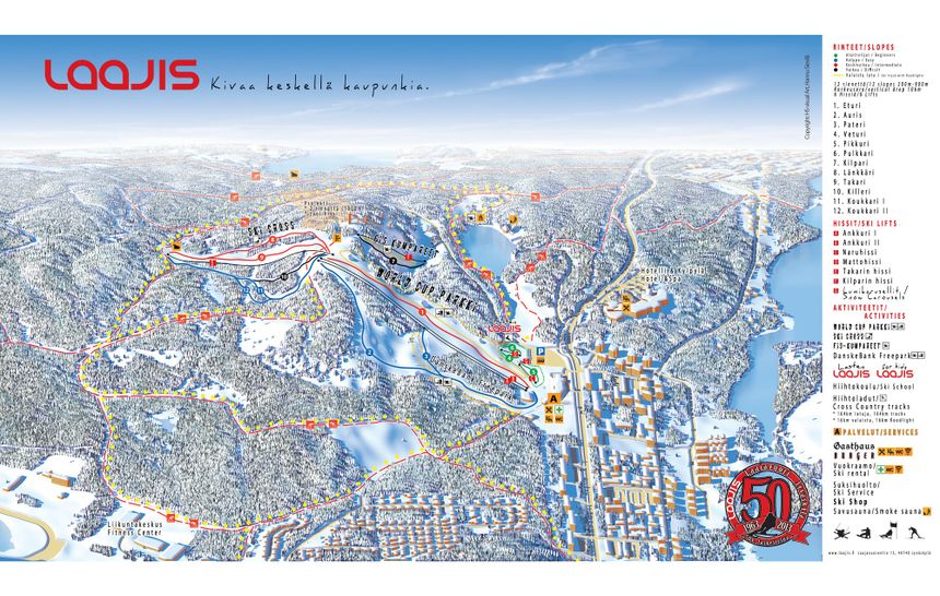 Pistenplan Laajavuori