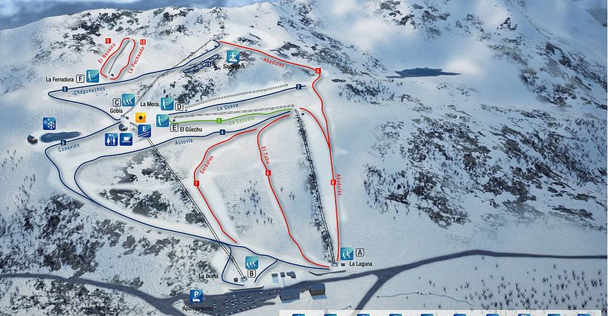 Pistenplan Leitariegos