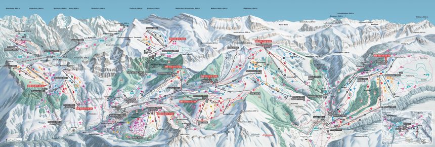 Pistenplan Betelberg – Lenk im Simmental