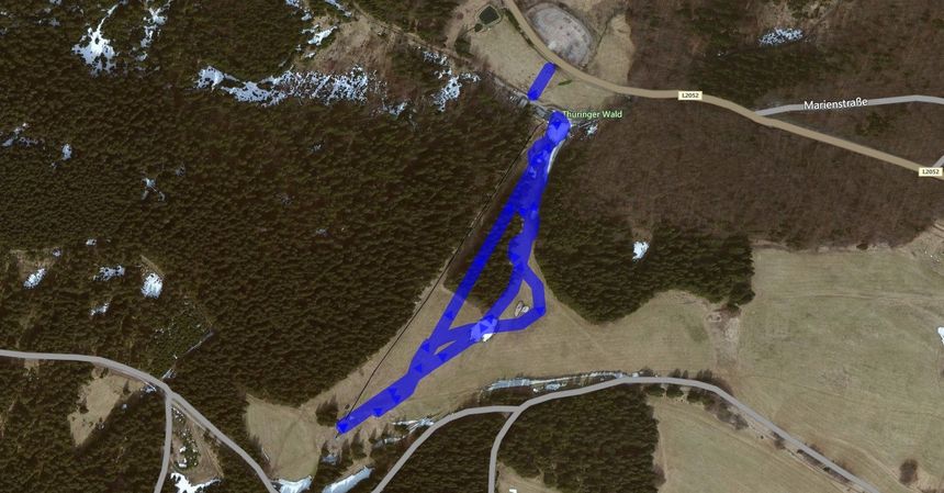 Pistenplan Ersteberg - Masserberg