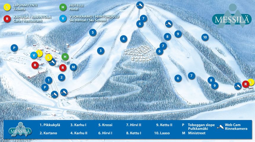 Pistenplan Messilä