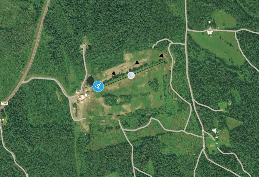 Pistenplan Mustavaara