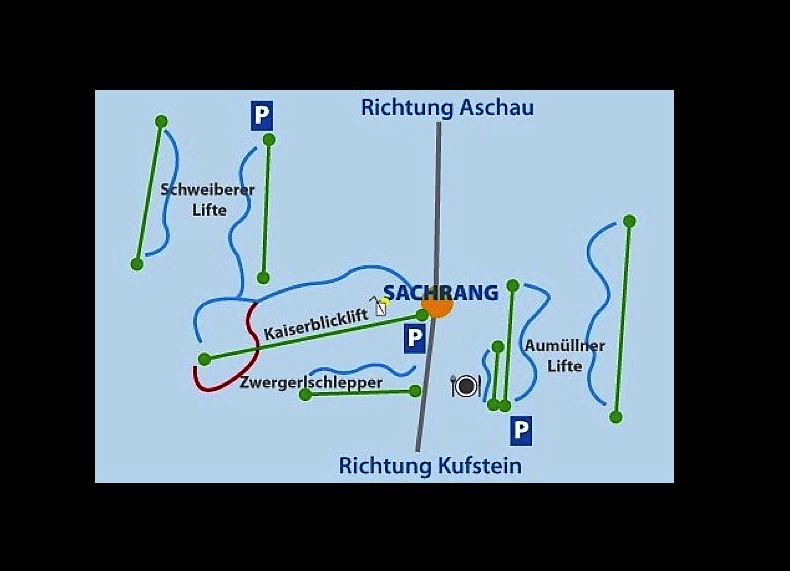 Pistenplan Sachrang