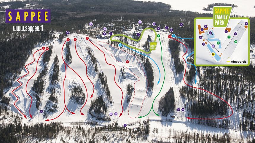 Pistenplan Sappee