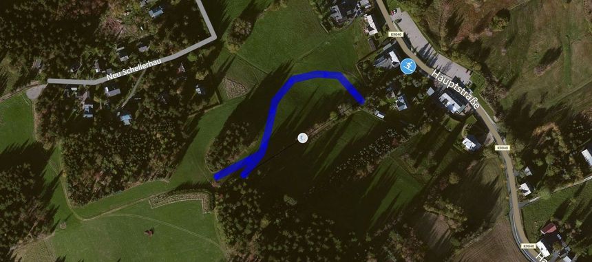 Pistenplan Skilift am Rotterhang in Schellerhau