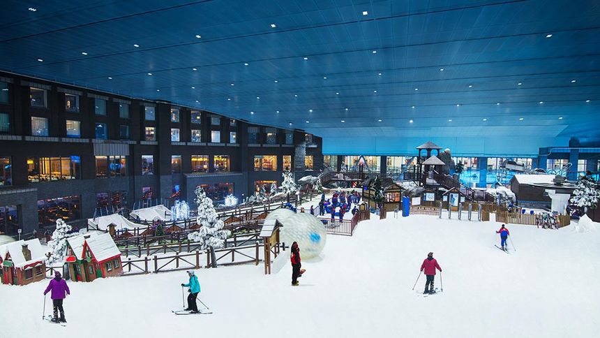 Pistenplan Skihalle Ski Dubai (Mall of the Emirates)