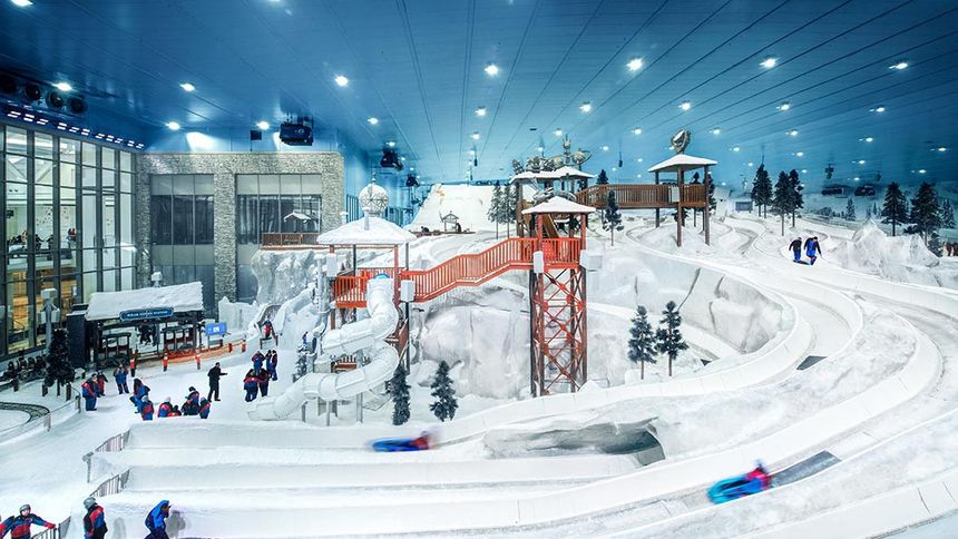 Pistenplan Skihalle Ski Egypt Kairo