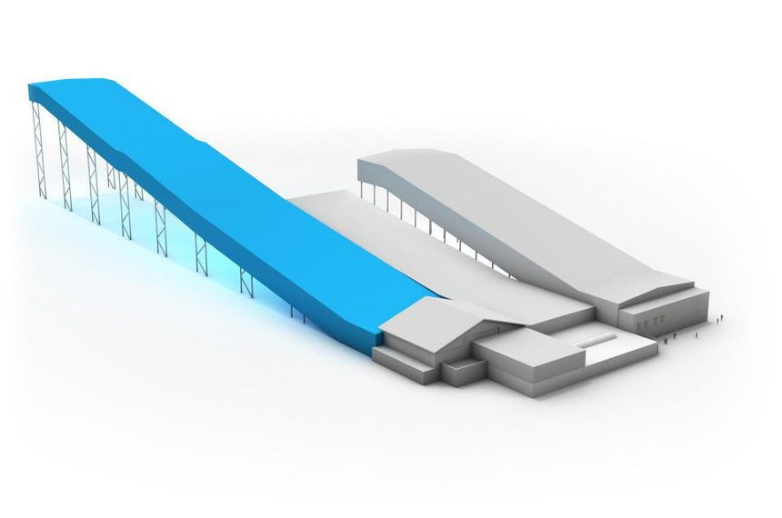 Pistenplan Skihalle Snow Valley Peer