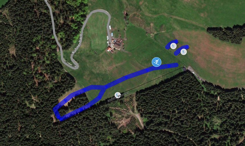 Pistenplan Skilift Thurner