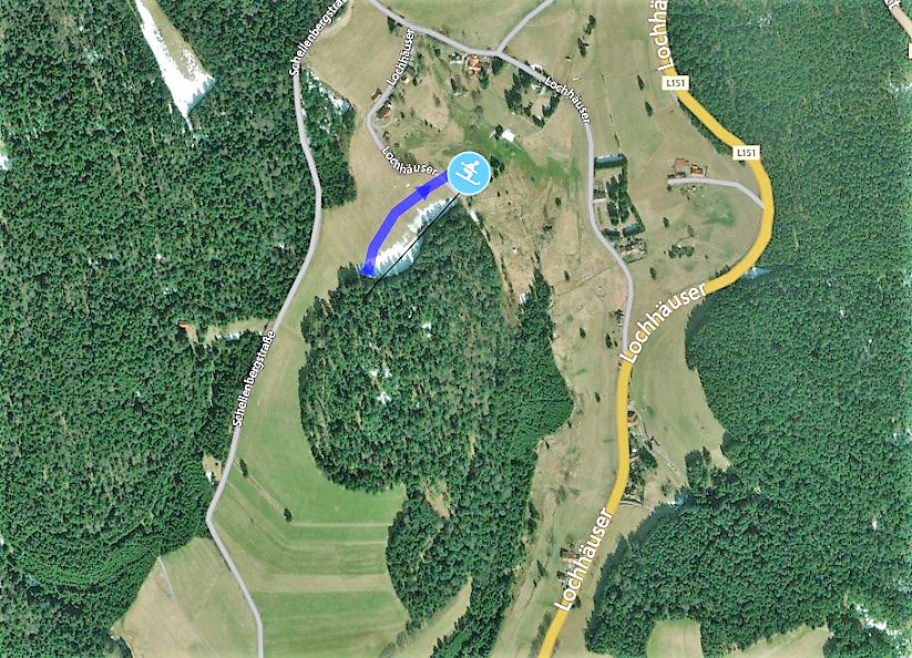 Pistenplan Skilift Wehrhalden