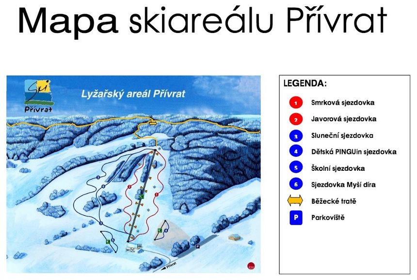 Pistenplan Privrat