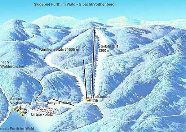 Pistenplan Skilift Voithenberg