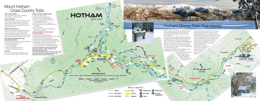Trail Map Mt Hotham