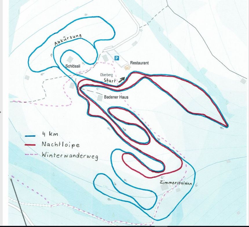 Loipenplan Mythenregion