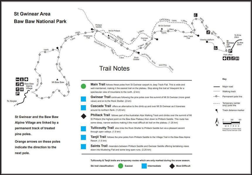 Loipenplan Mount Saint Gwinear