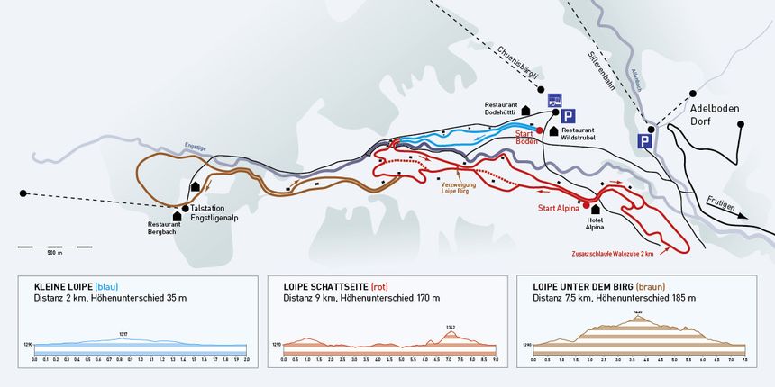 Loipenplan Adelboden