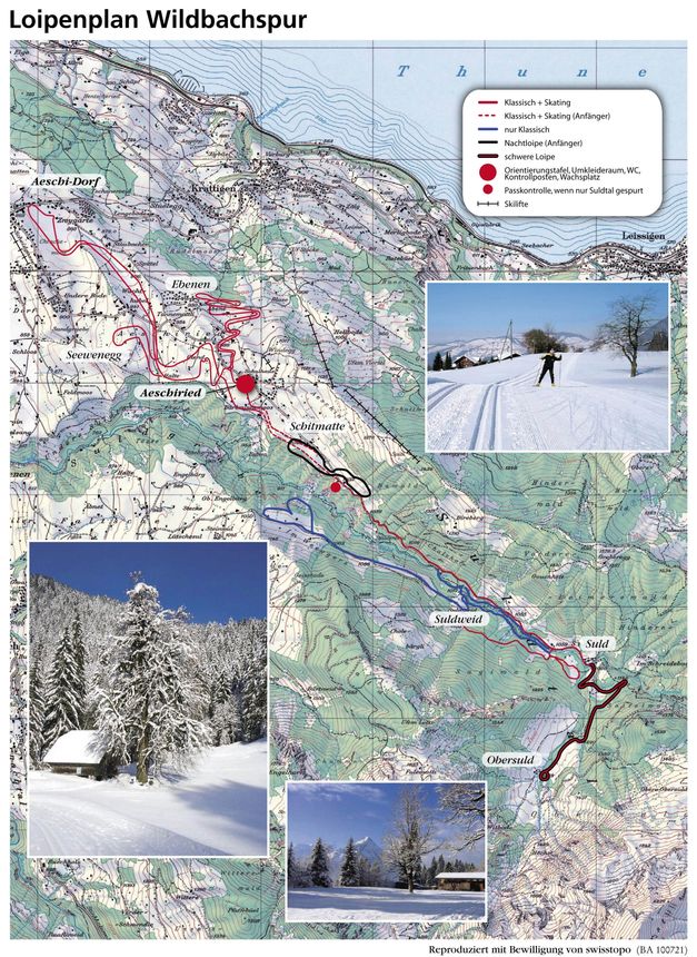 Trail Map Aeschi