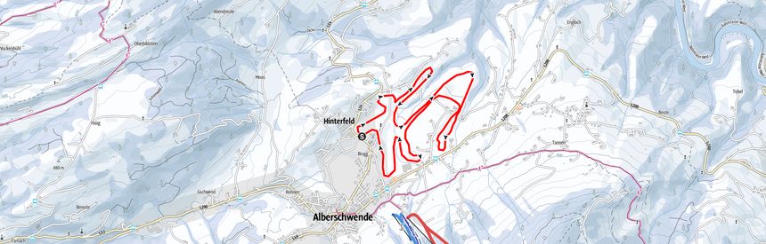Trail Map Alberschwende