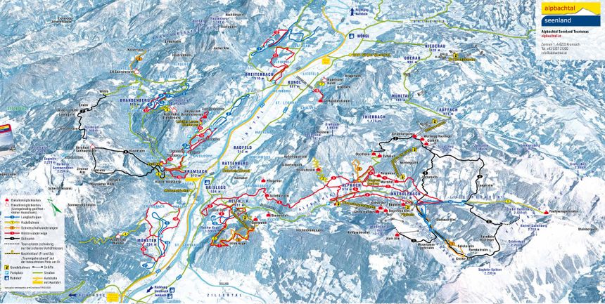 Trail Map Alpbachtal