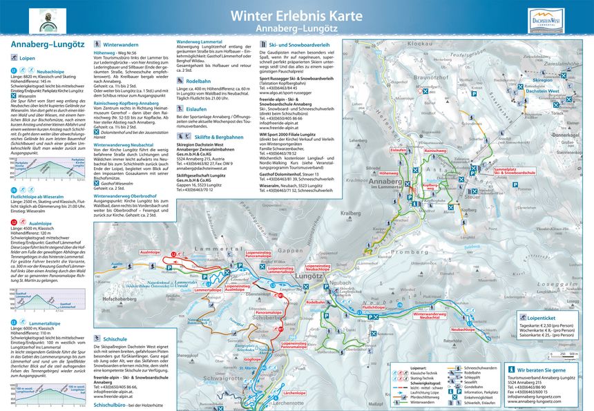 Trail Map Annaberg - Lungötz